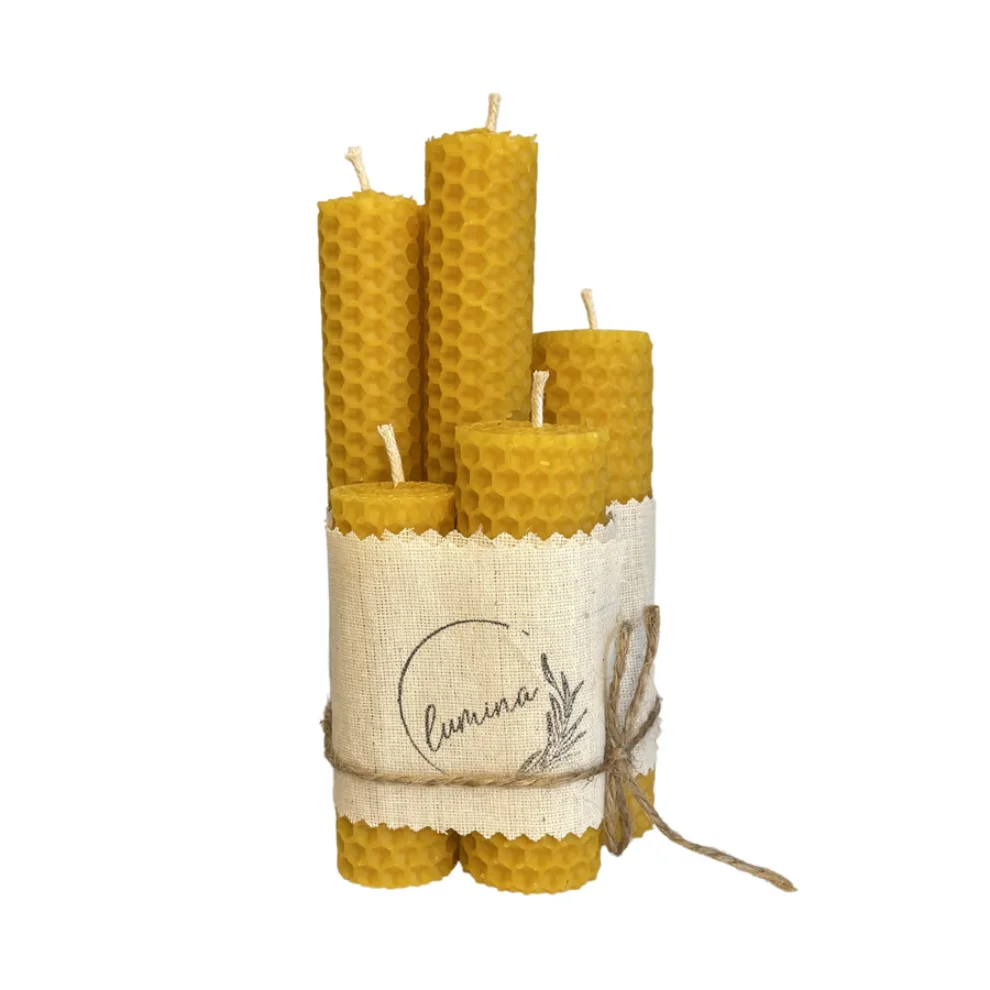 Lumina Candles - Lumina 5'li Balmumu Set