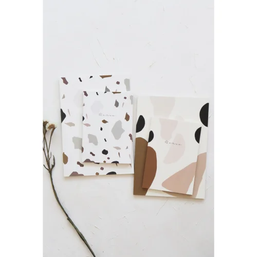 Atelier I 2n - Terrazzo-Shapes Set of 4 Notebook