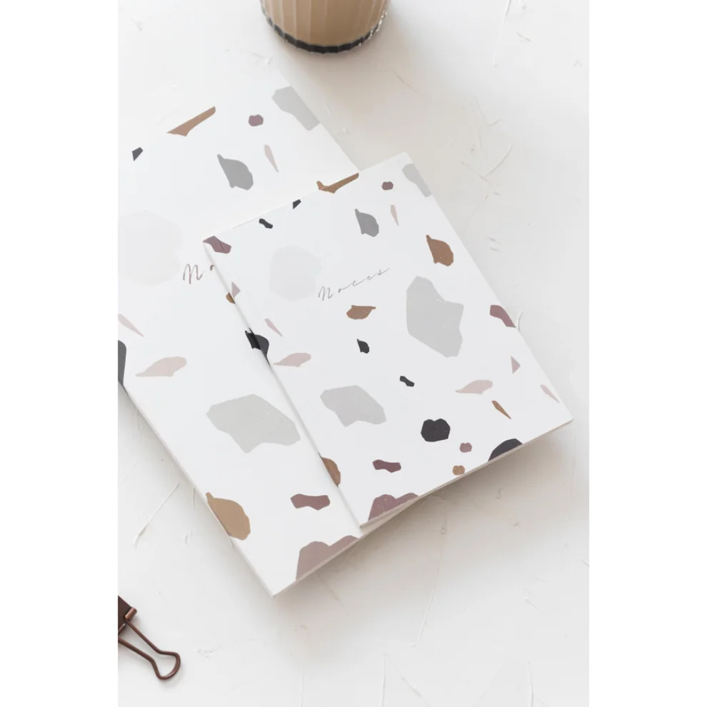 Atelier I 2n - Nature-Soft-Terrazzo Set of 6 Notebook