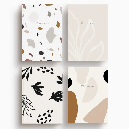 Atelier I 2n - Shapes-April-Nature-Terrazzo Set of 8 Notebook