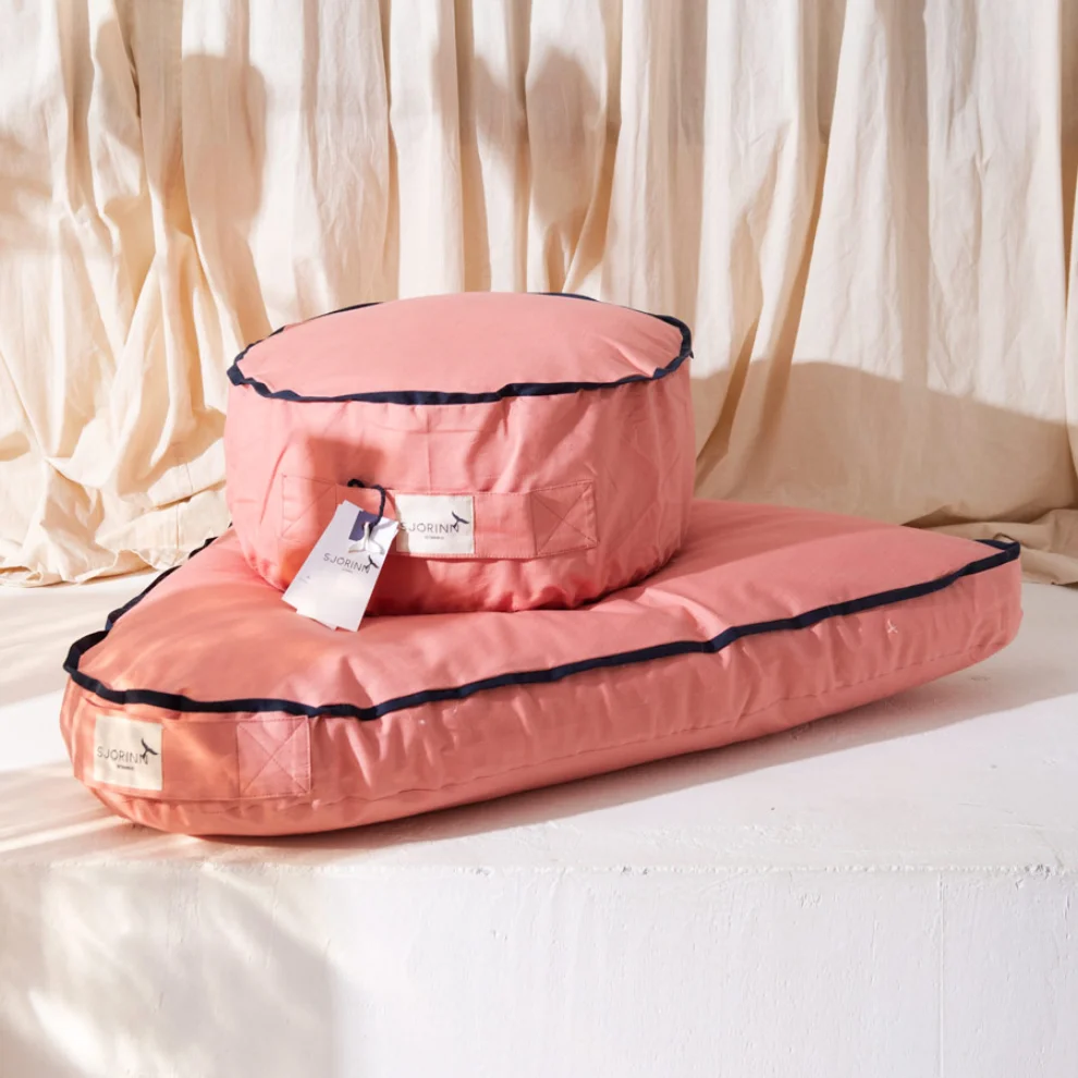 Sjorinn Istanbul - Lykke Meditation Cushions Set - Round Top & Triangle Bottom