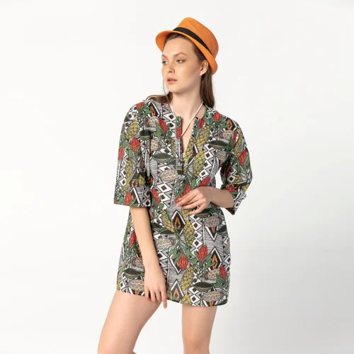 Jade and Mate	 - Pineapple Short Tunic