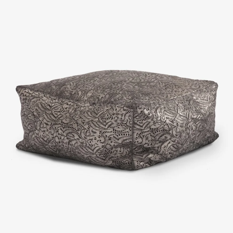 Estetik Decor - Hippy Jungle Leather Beanbag