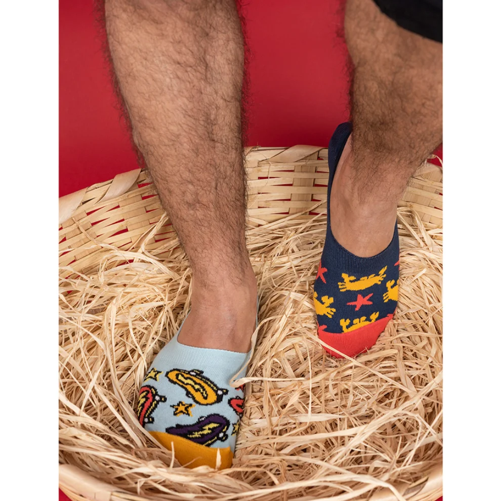 One Two Sock - Skateboard Man Line Socks