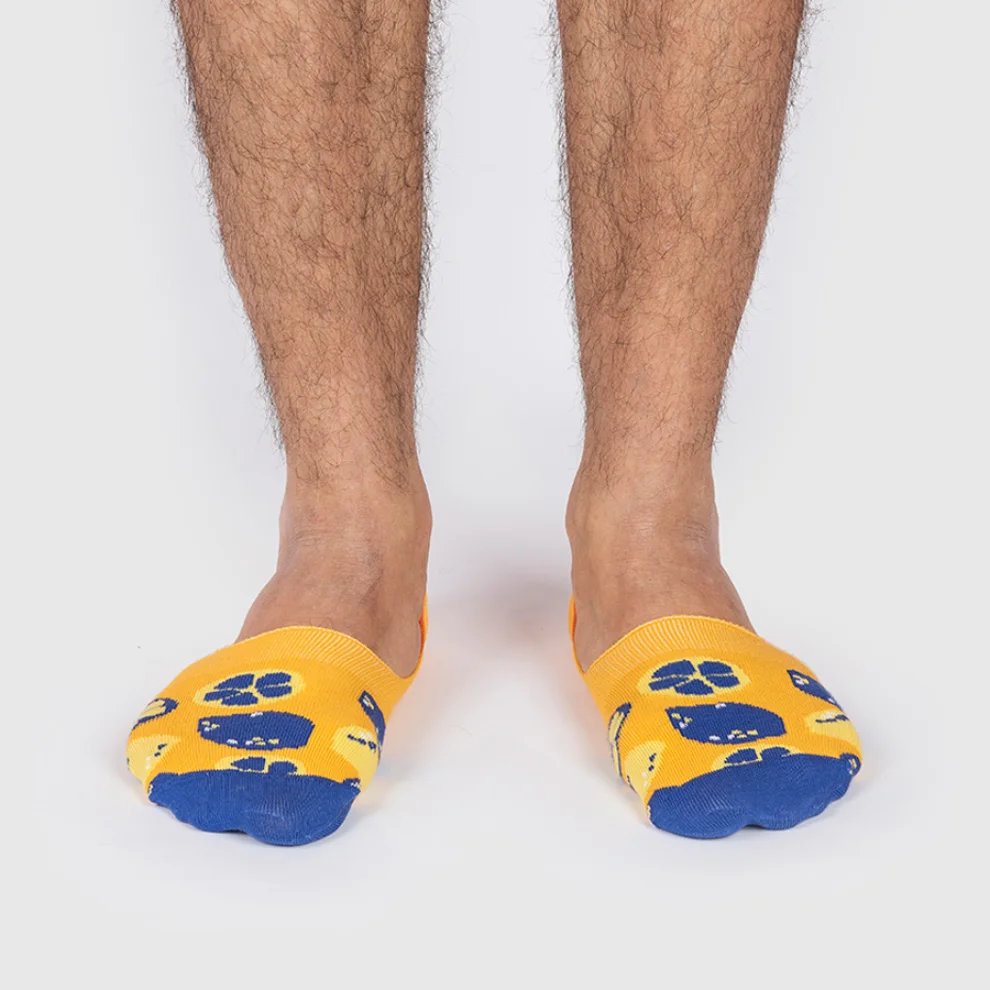 One Two Sock - Lime Man Line Socks