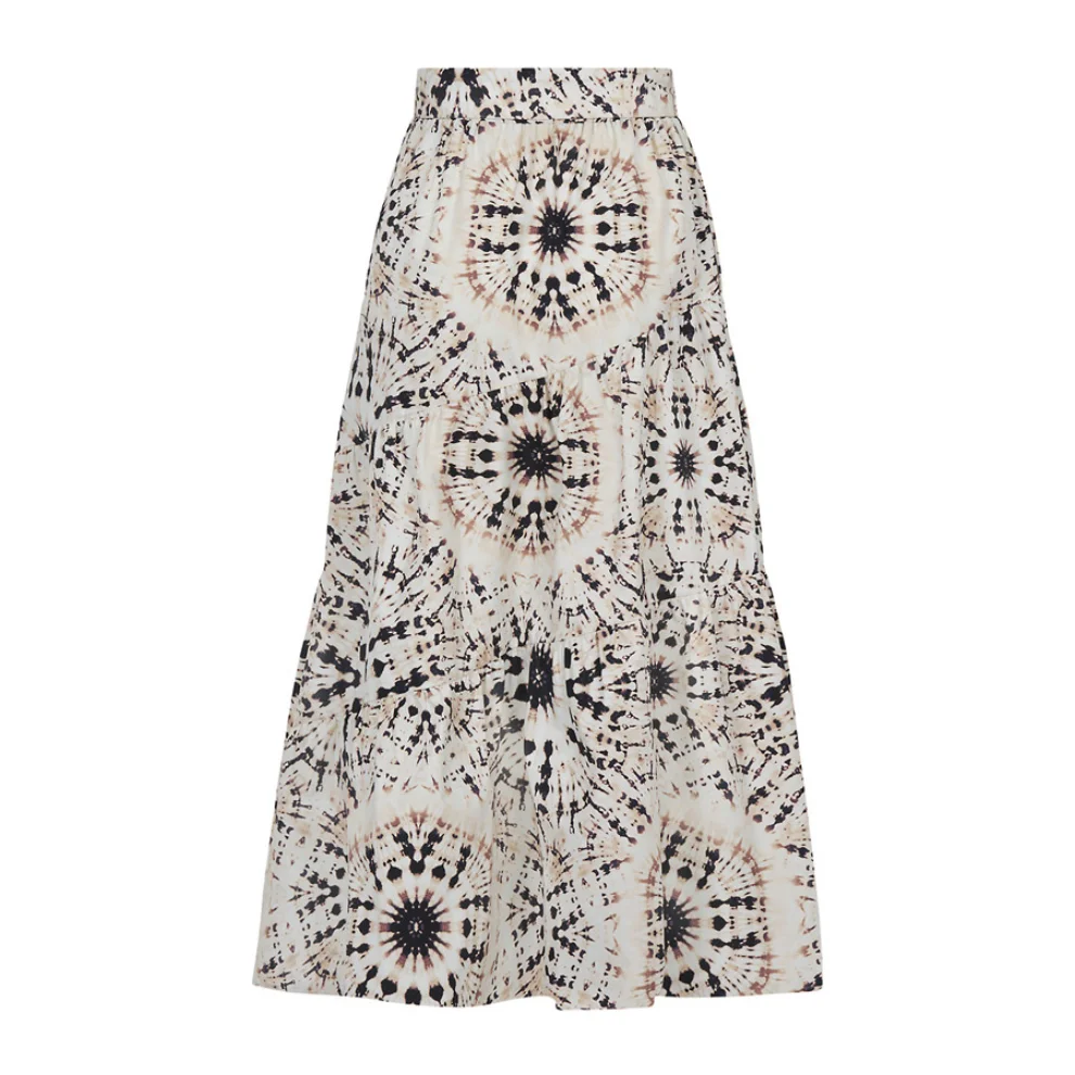 Hip + Happen - Vanessa cotton fabric maxi skirt