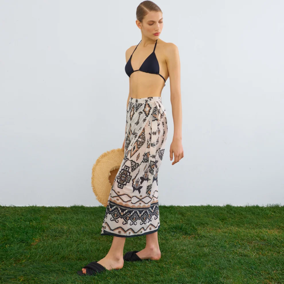 Hip + Happen - Marley Binding Pareo Skirt