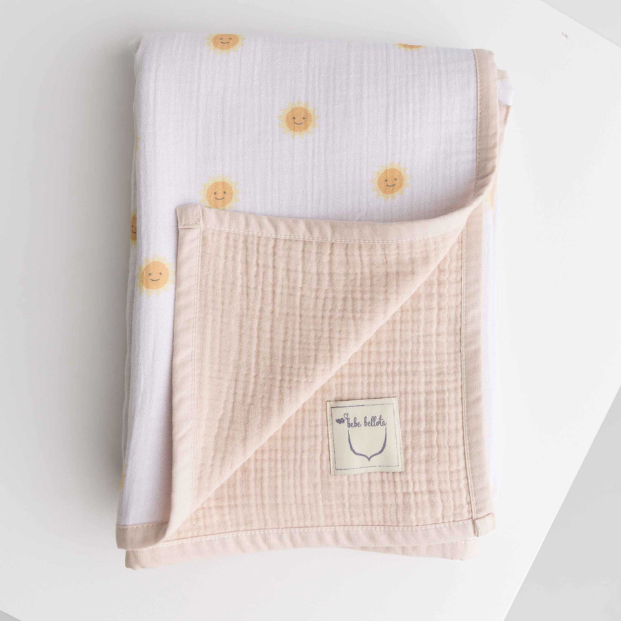 Bebe Bellota Sun 6 Katlı Organik Müslin Bebek