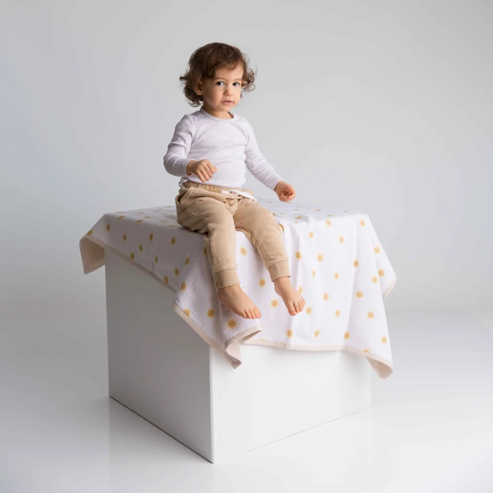 Bebe Bellota - Sun - 6 Layer Organic Baby Muslın Quilt