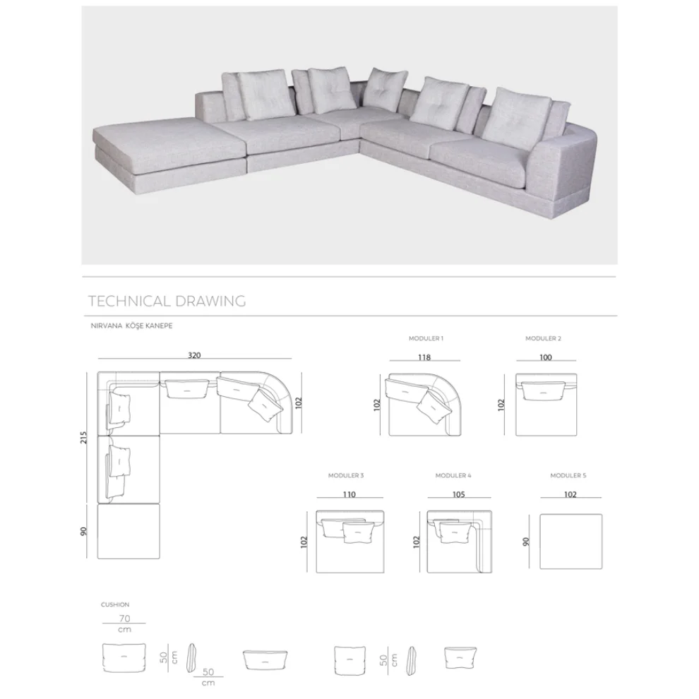 Norde Mobilya  - Nirvana Corner Sofa