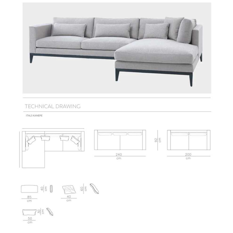 Norde Mobilya  - Itals Corner Sofa 