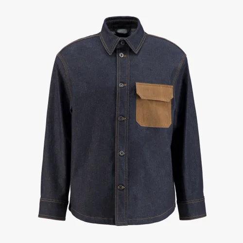 Faund - Hemp Blend Denim Shirt Jacket