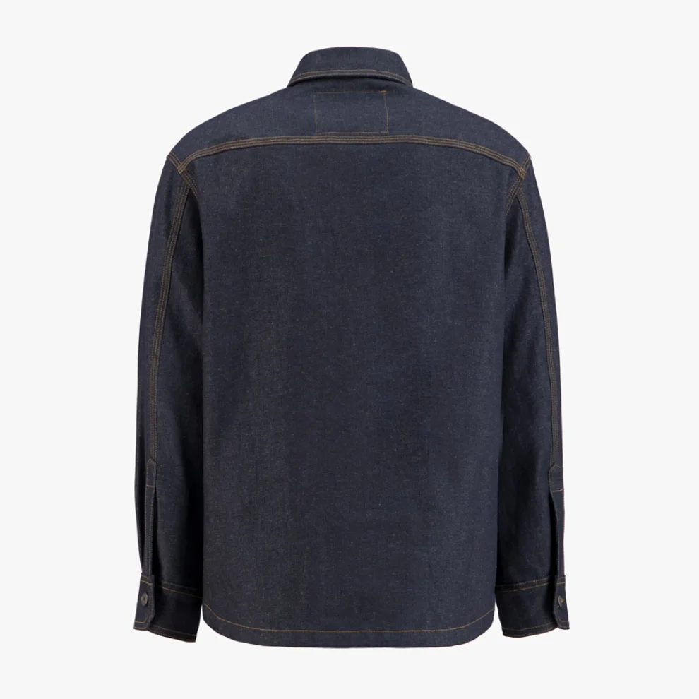 Faund - Hemp Blend Denim Shirt Jacket