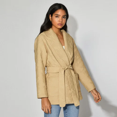 Faund - Quilted Wrap Coat