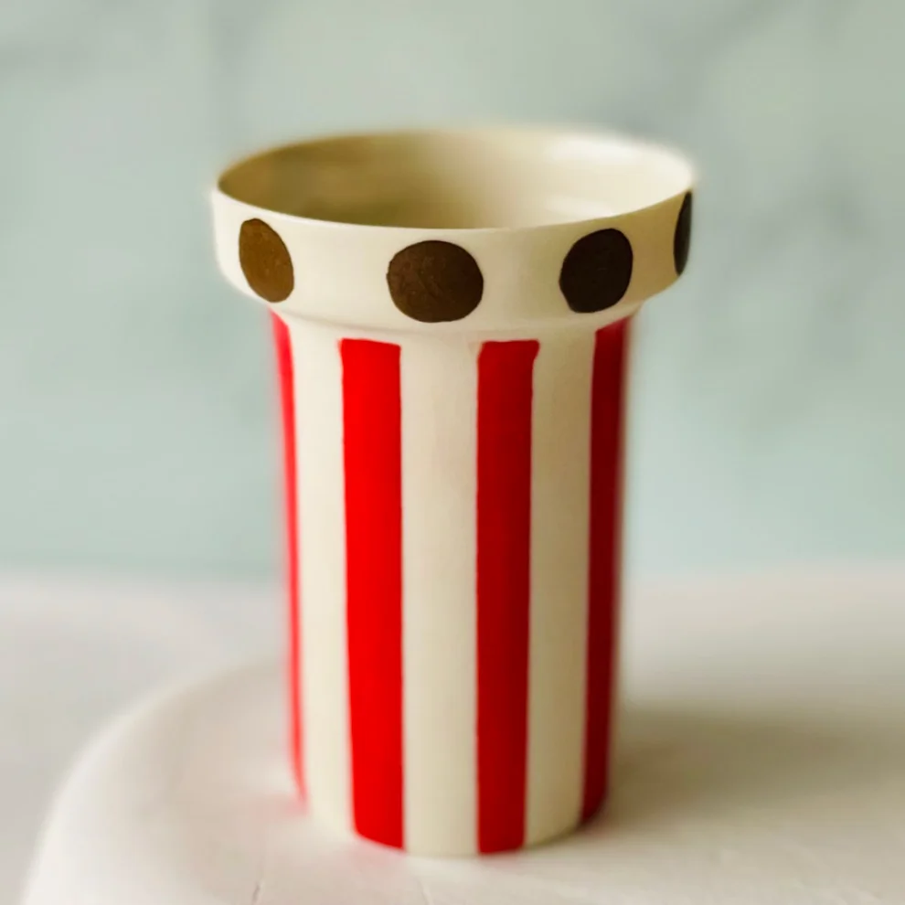 Kaase Atelier - Dots & Stripes Long Mug