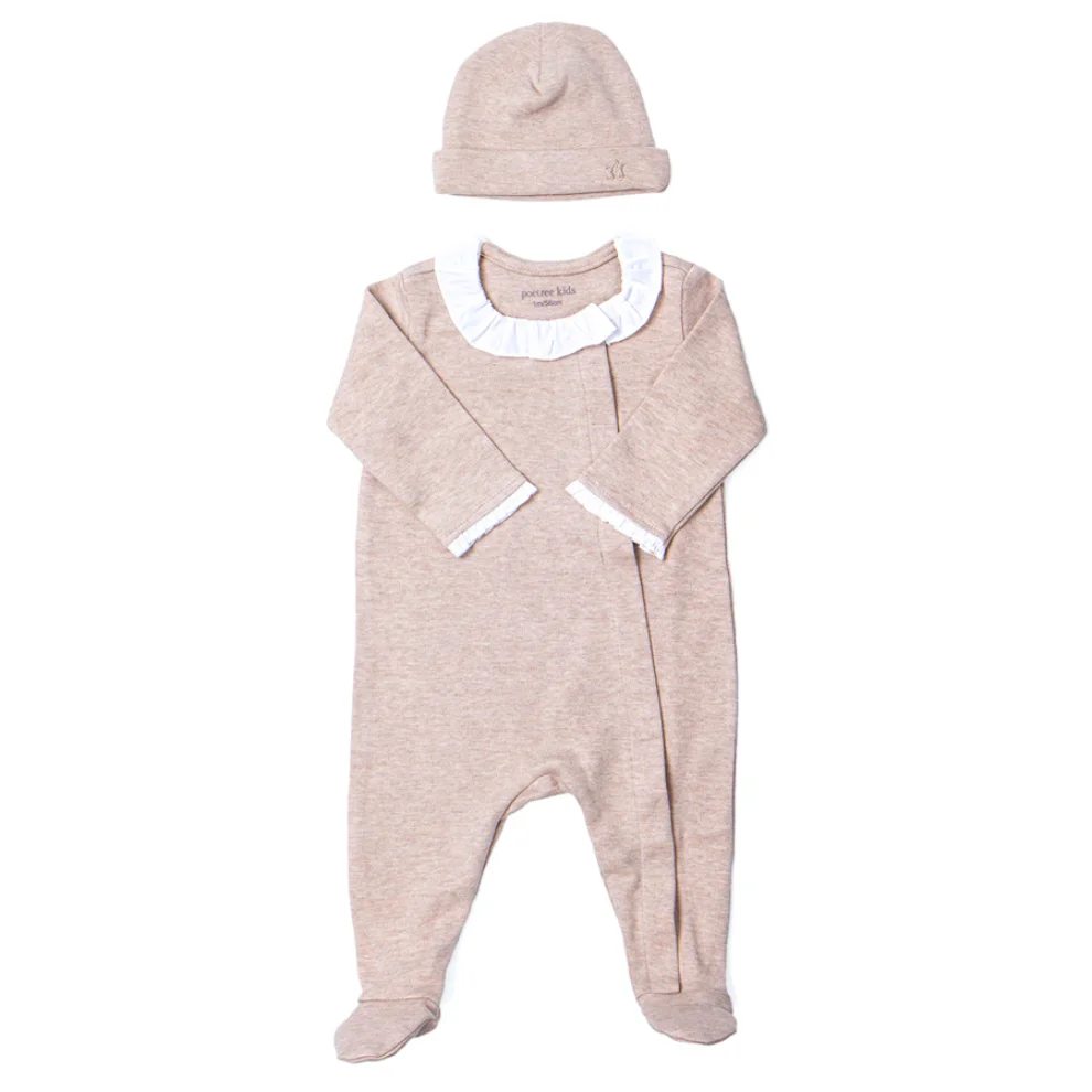 Poetree Kids - Baby Suit With Poplin Collar Chevron 