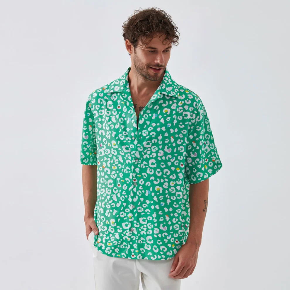 Dear Deer - Splashy Oversize Shirt