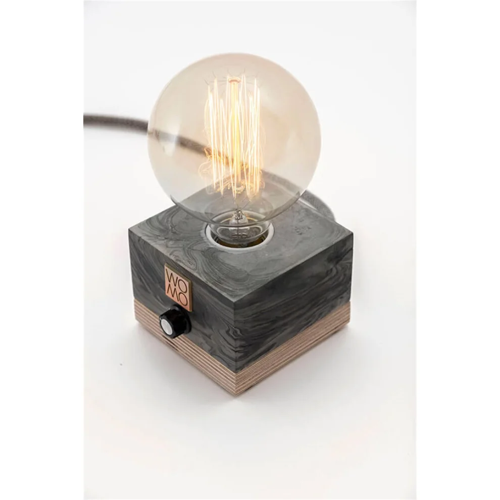 Womodesign - Concrete Table Lamp With Dimmer - V