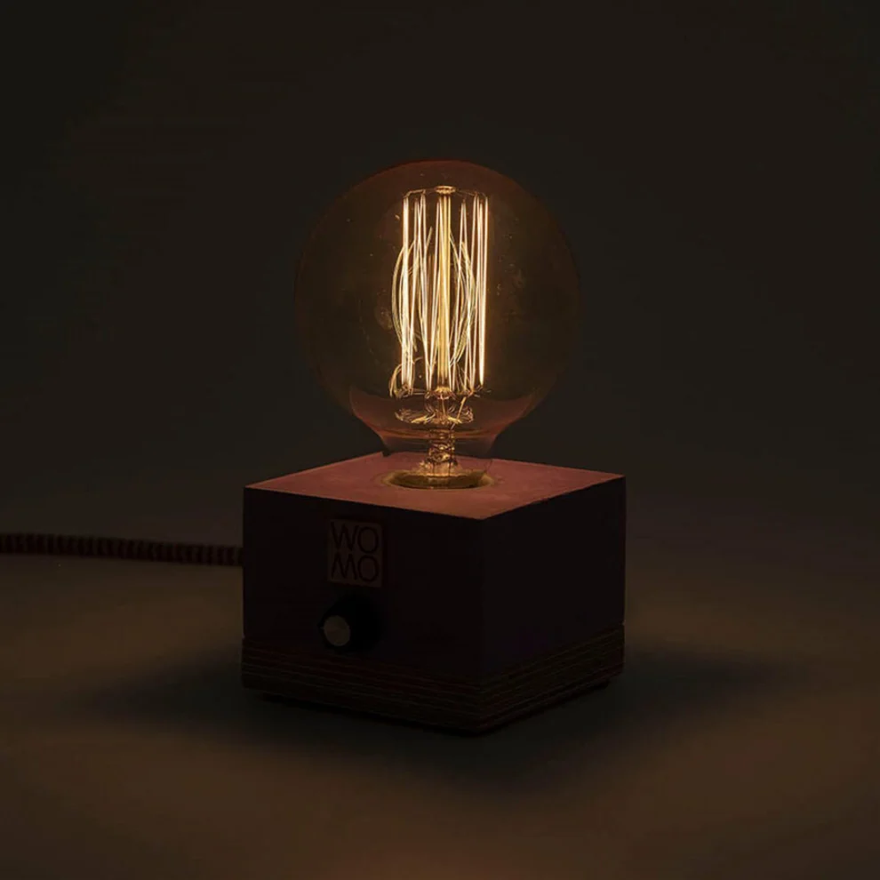 Womodesign - Concrete Table Lamp With Dimmer - VII