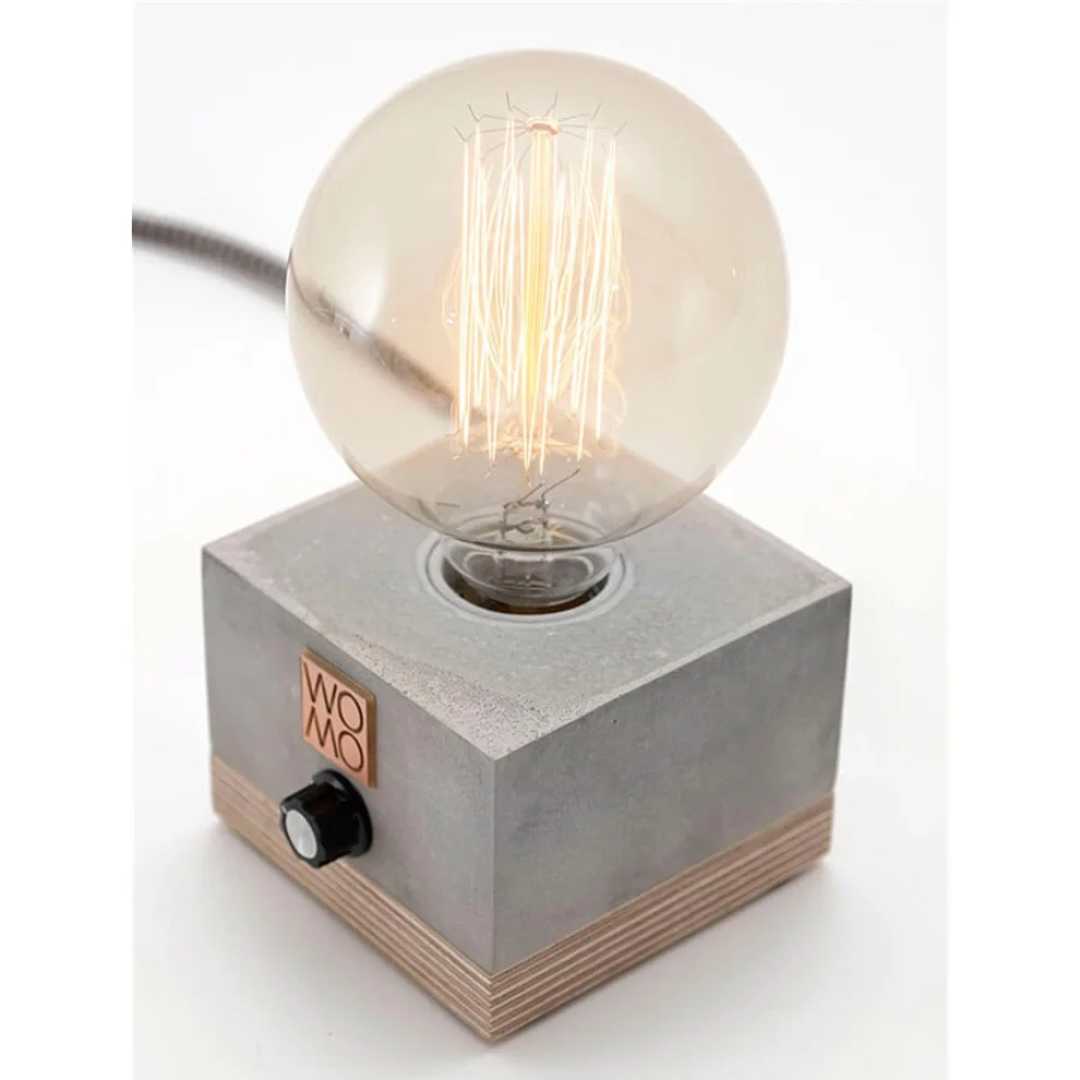 Womodesign - Concrete Table Lamp With Dimmer - VII