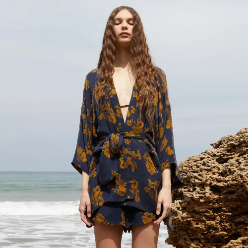 WE OFFICIAL - Vegan Kupro Kimono