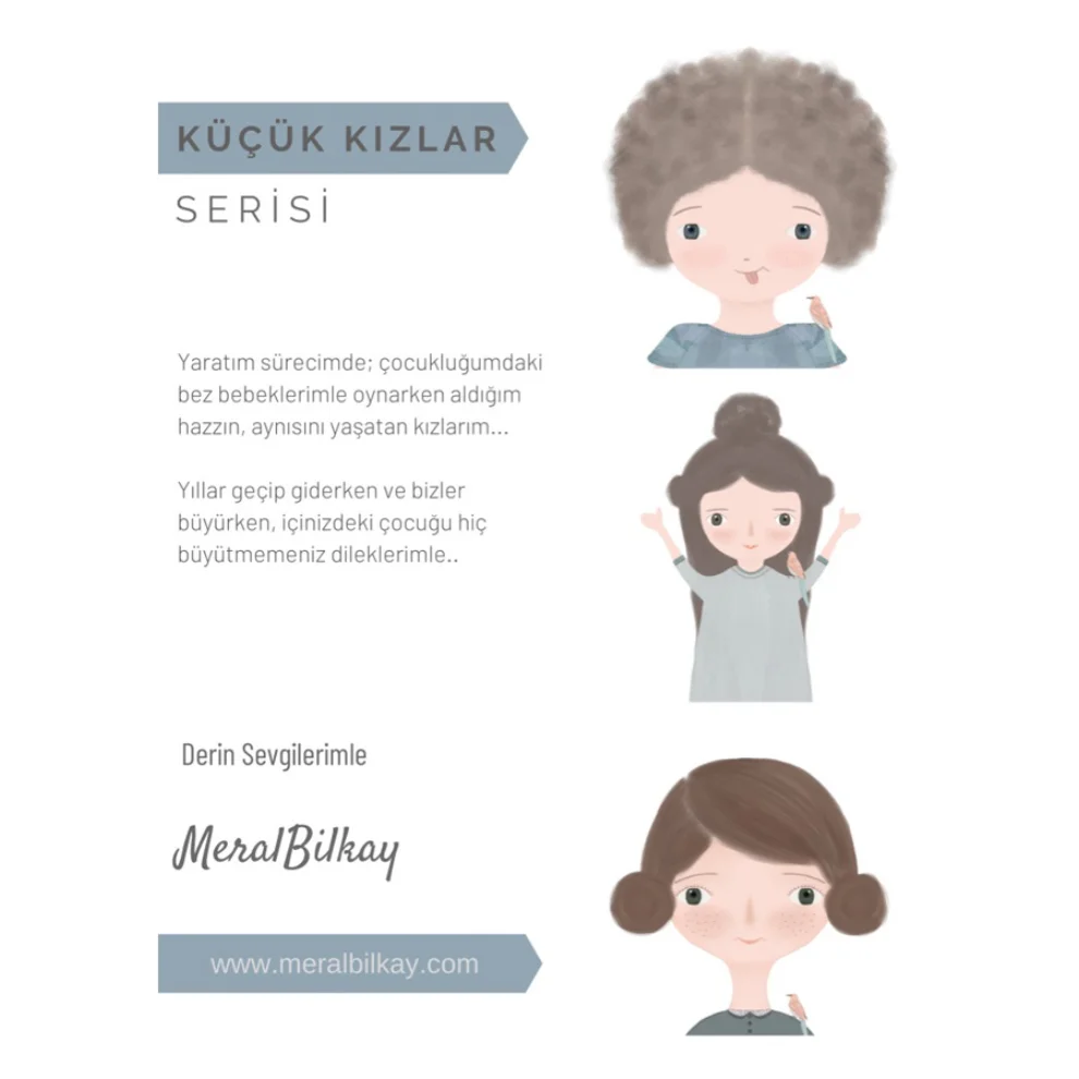 Meral Bilkay Art & Design Studio - Sevimli Fine Art Baskı