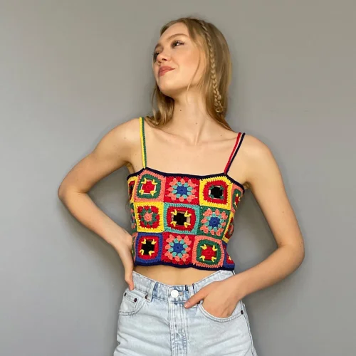 All We Knit - Pot - Pourri Crop Top