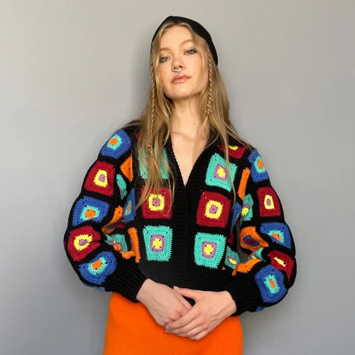 All We Knit - Klimt Bomber VI