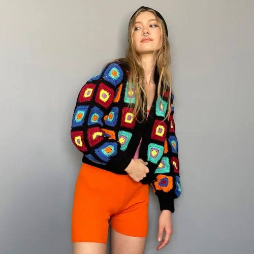 All We Knit - Klimt Bomber VI