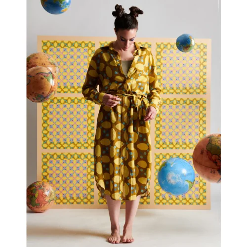 Le Monade Dreams - Lemon Dropp Shirt Dress