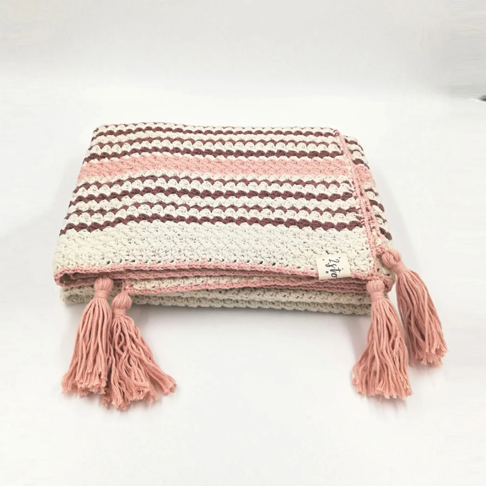 2 Stories - Bohem Organic Knitted Blanket