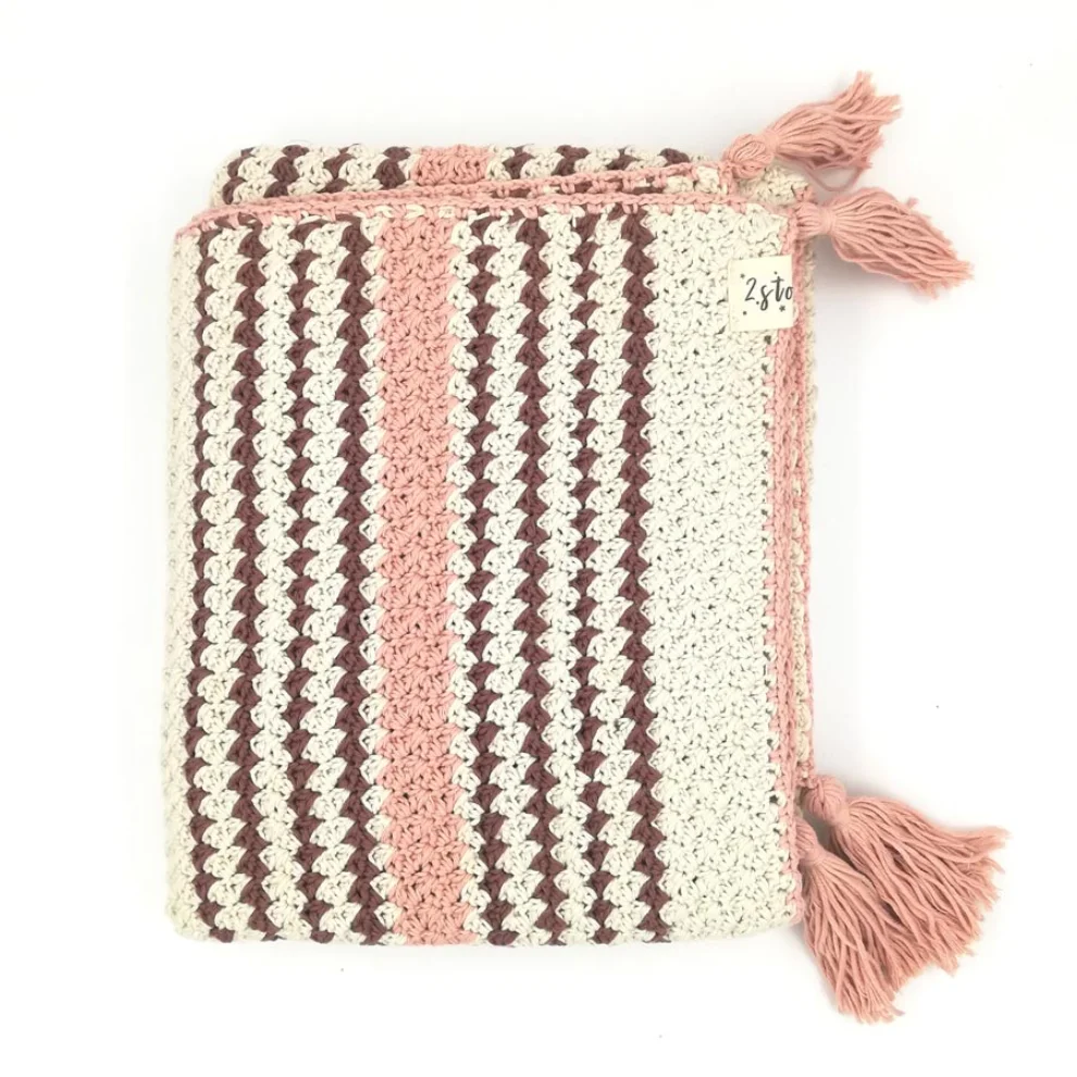 2 Stories - Bohem Organic Knitted Blanket