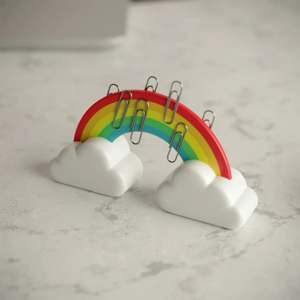 Mustard - Mustard Rainbow Paper Clip Holder