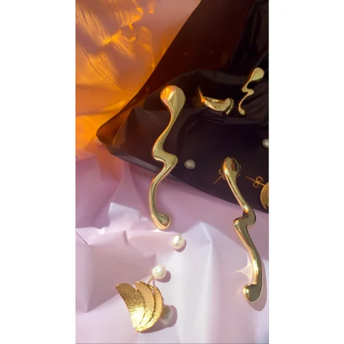 Pikaya Jewellery - FBG Gold Plated Brass Earring