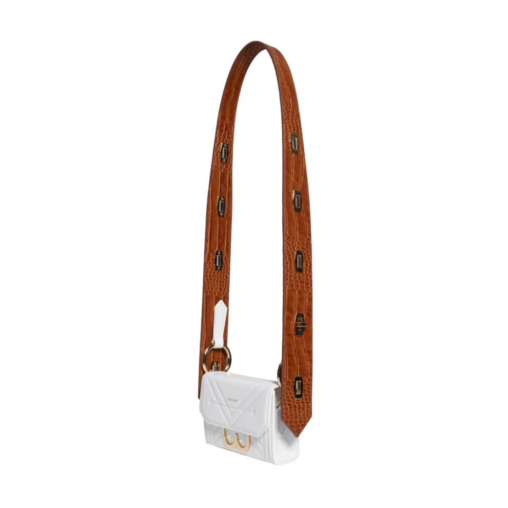 Benati - Olivia Kroko Shoulder and Waist Bag with Handle