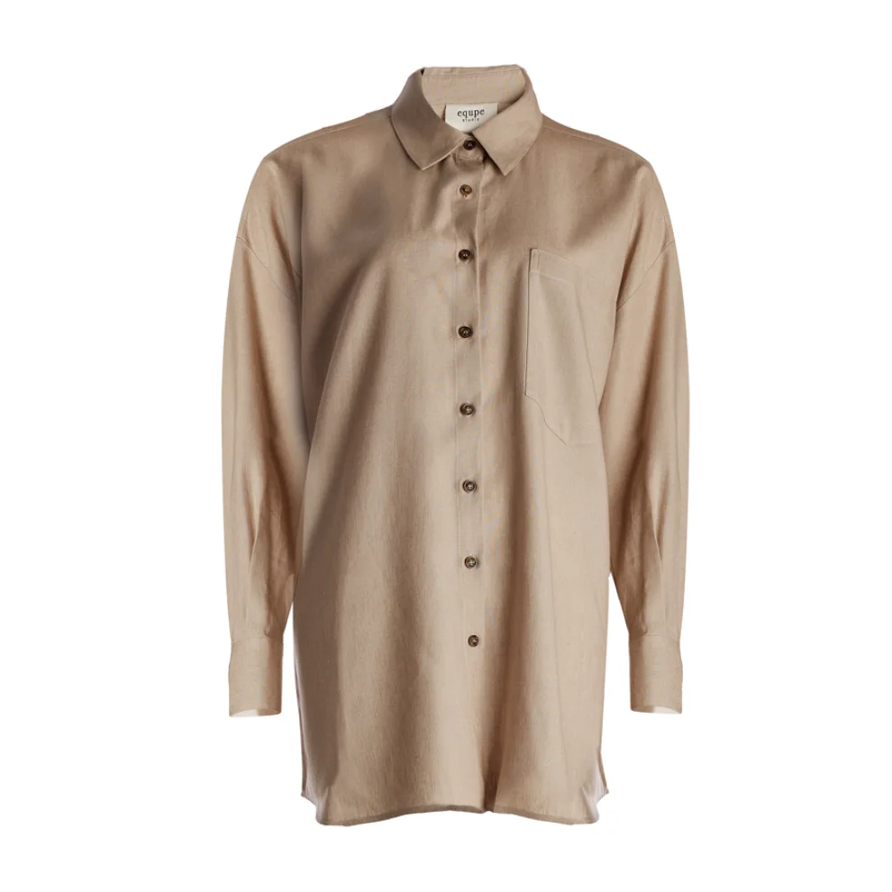 Equpe Studio - Oversized Linen Shirt