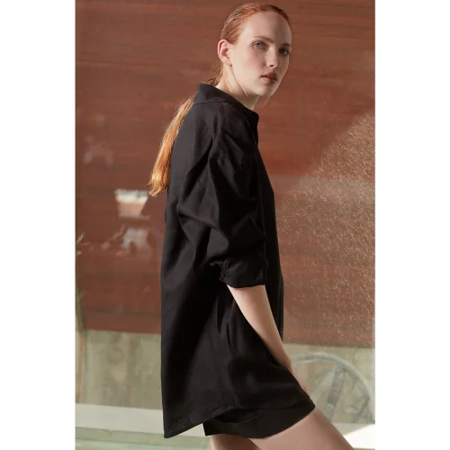 Equpe Studio - Oversized Linen Shirt