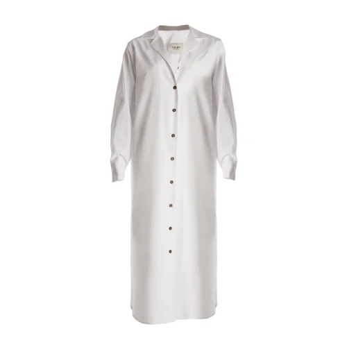 Equpe Studio - Midi Oversized Poplin Shirtdress