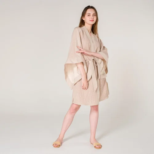 Miespiga - Kybele Soft Crepe Muslin Beach Kimono