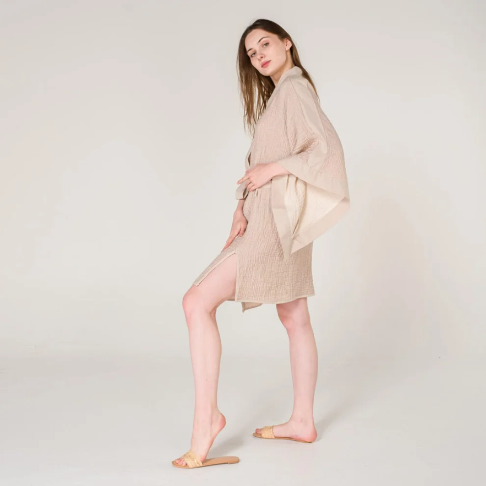 Miespiga - Kybele Soft Crepe Muslin Beach Kimono