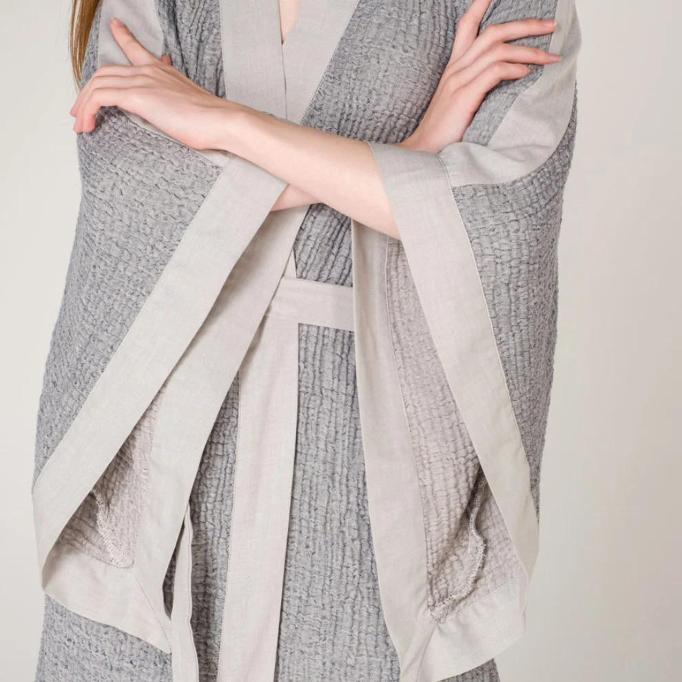 Miespiga - Kybele Soft Crepe Muslin Beach Kimono