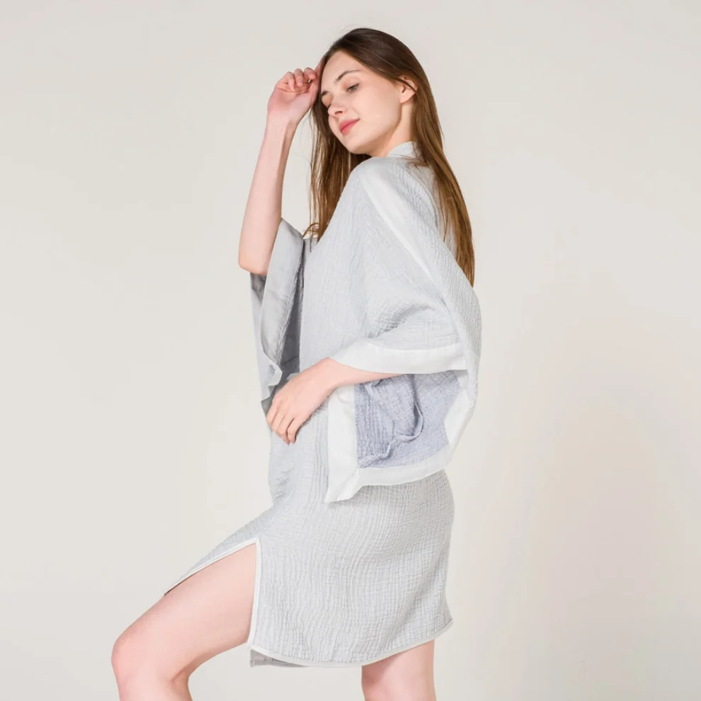 Miespiga - Kybele Soft Crepe Muslin Beach Kimono