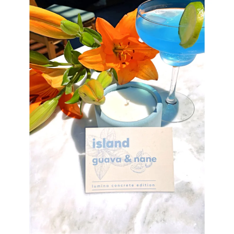 Lumina Candles - Concrete Edition Island Candle