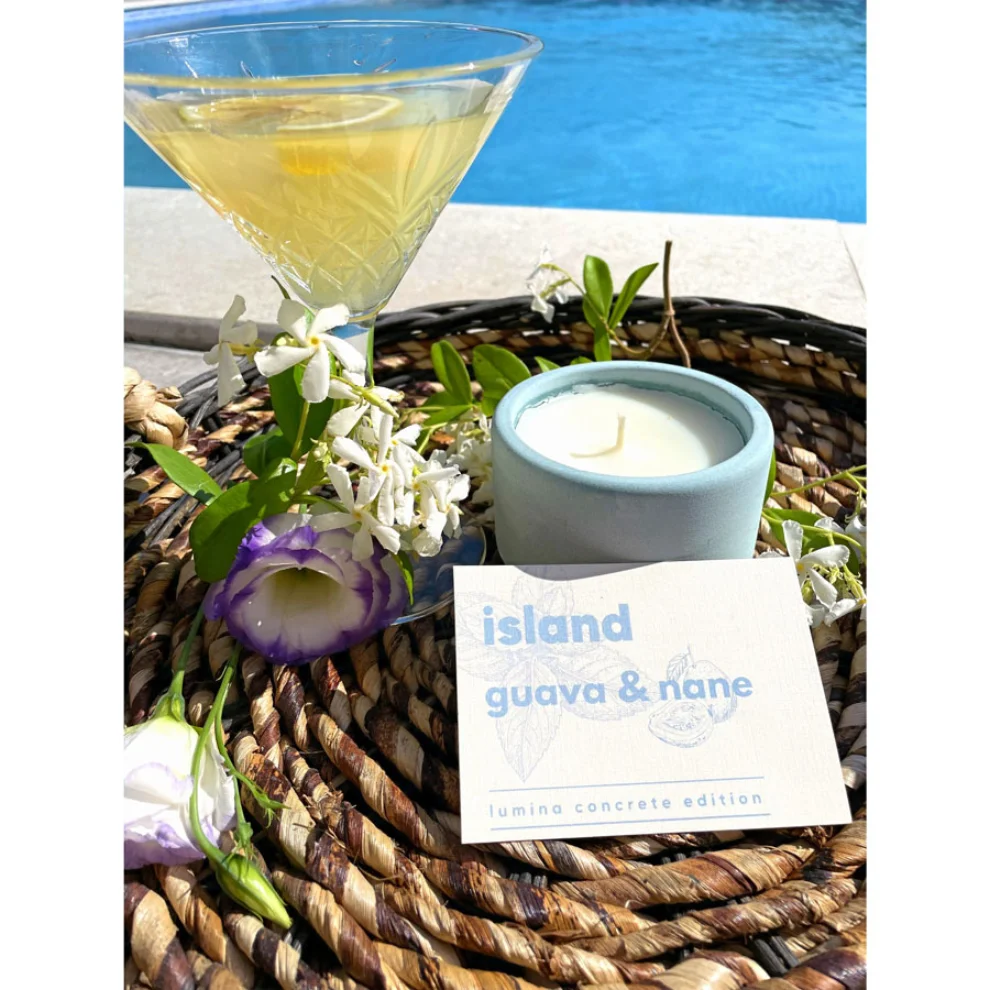 Lumina Candles - Concrete Edition Island Candle