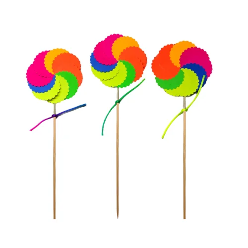 BalinMandalin - Lollipop Cake Topper, Luminous, 3 in a package