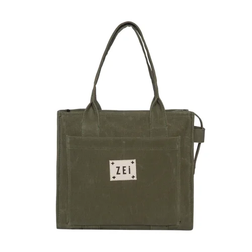 Zei - Waxed Large Canvas Tote