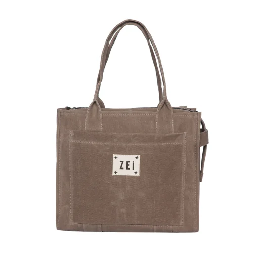 Zei - Waxed Large Canvas Tote