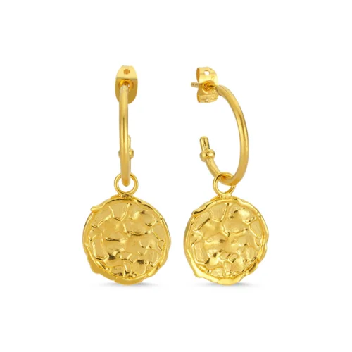 Bodhita - Prego Hoop Gold Earring