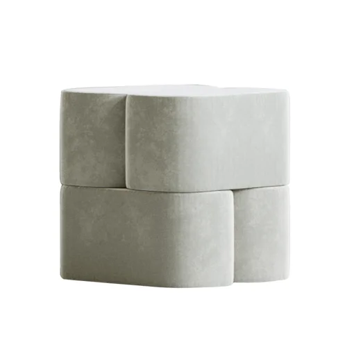 Hermhaus - Ori Velvet Pouffe