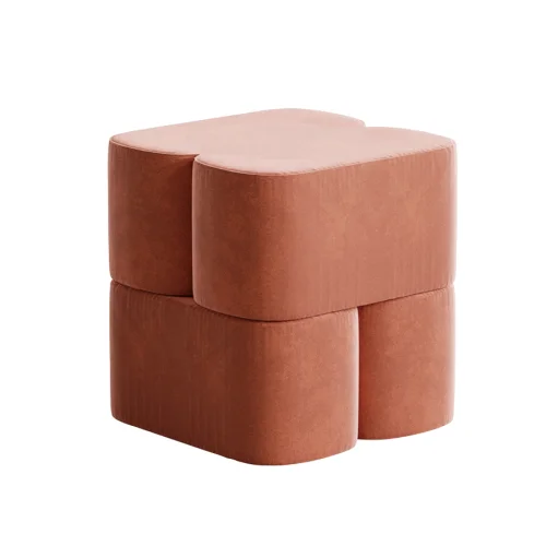 Hermhaus - Ori Velvet Pouffe 